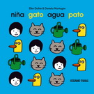 Niña gato agua pato