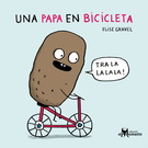 Una papa en bicicleta