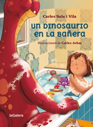 Un dinosaurio en la bañera