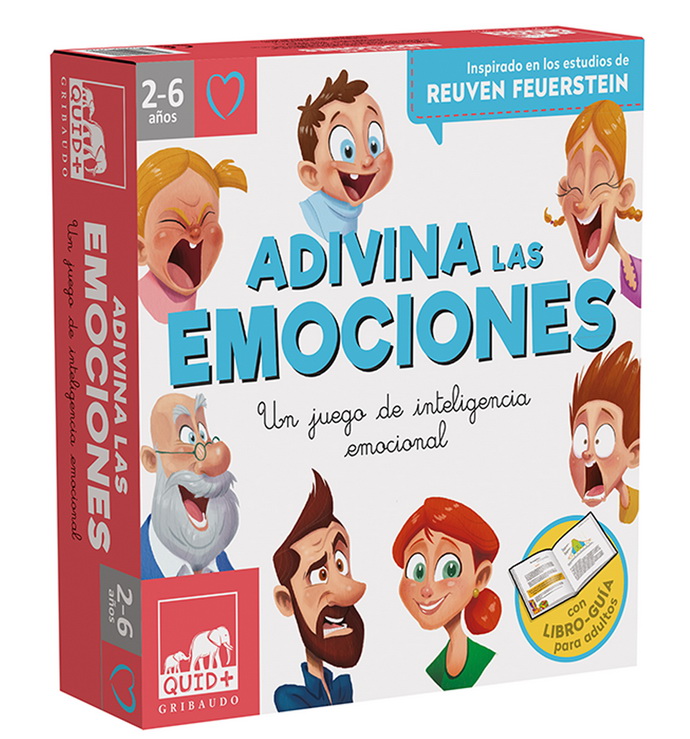 Adivina las emociones. Un juego de inteligencia emocional (incluye cartas y libro-guía para adultos)