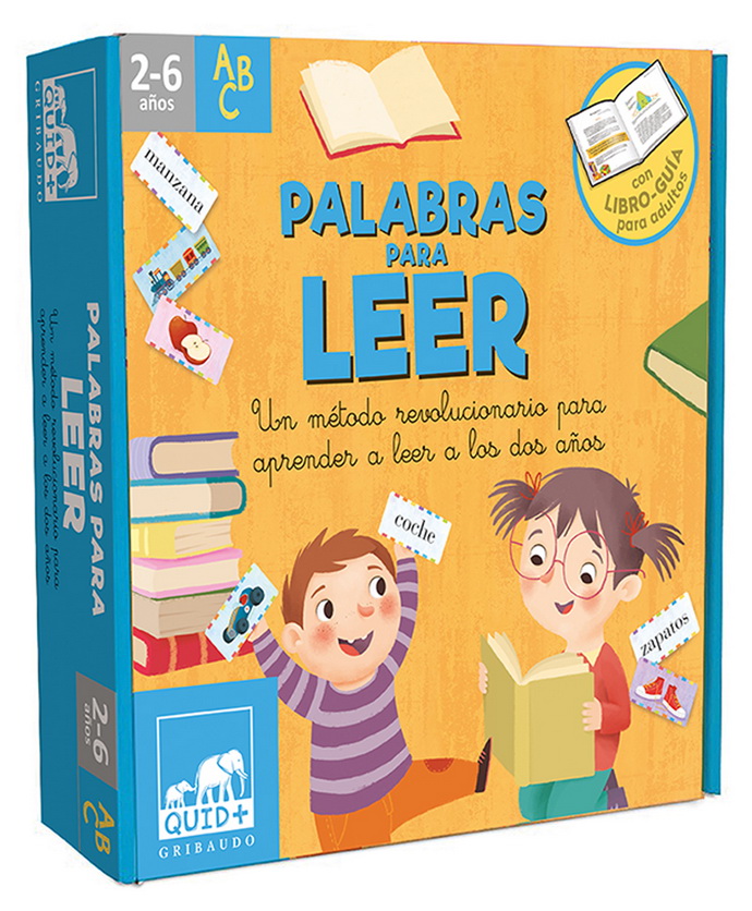 Palabras para leer. Un método revolucionario para aprender a leer a los dos años (incluye tarjetas-palabra, tarjetas-dibujo y libro-guía para adultos)